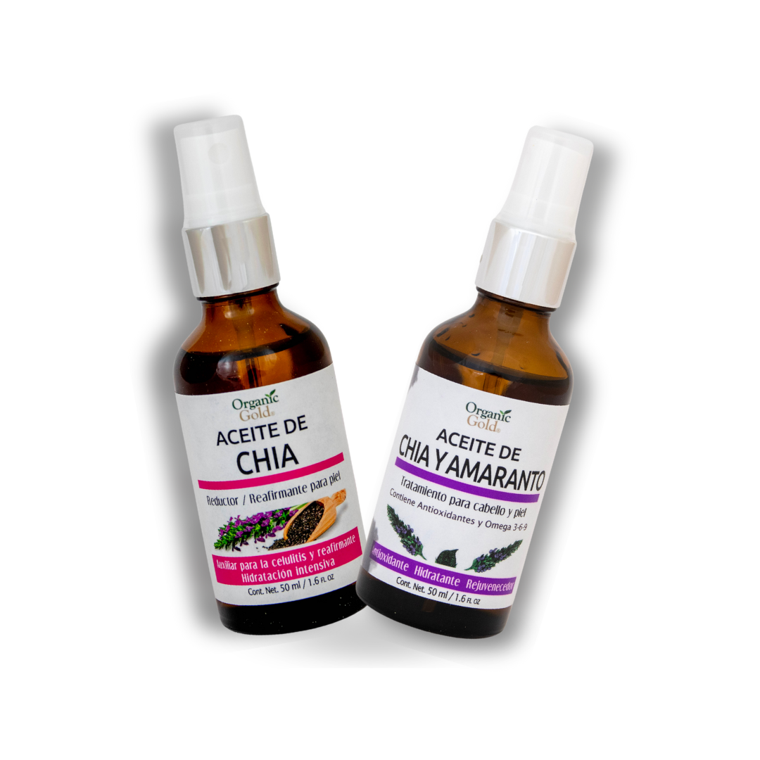 Aceite de Semillas de Chía y Amaranto | Juventud y Vitalidad para Piel y Cabello