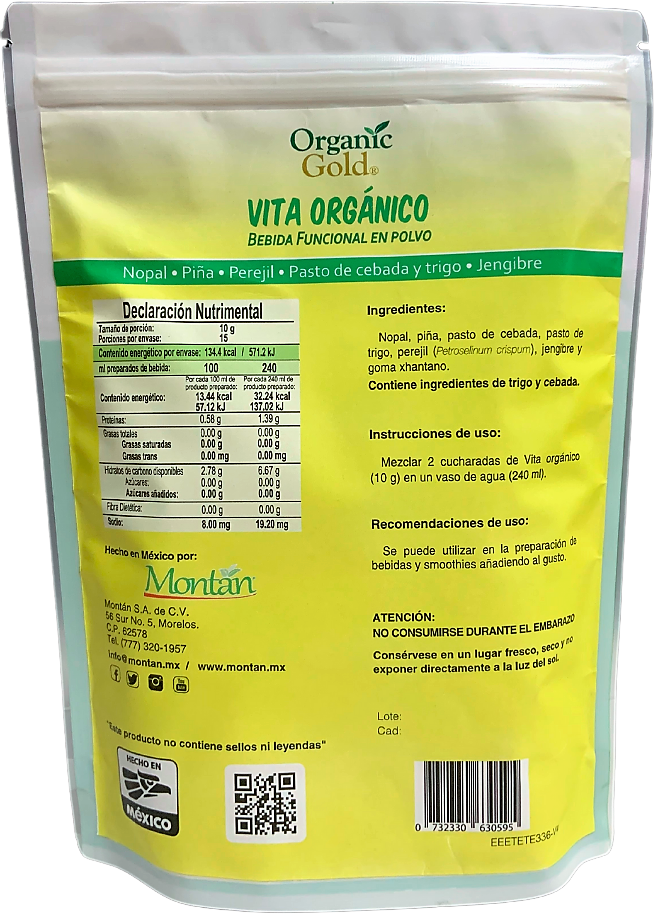 Vita Montan Superfoods | Energizante y Detox Natural