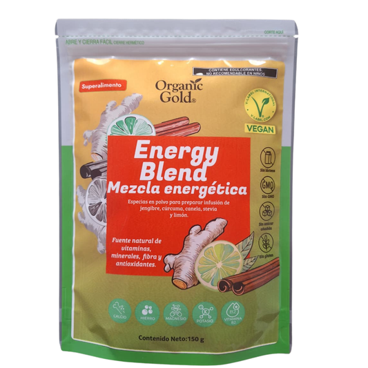 Energy Blend infusión de Jengibre con Canela Montan Superfoods | Antioxidante y Energético Natural