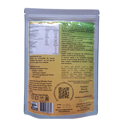 Energy Blend infusión de Jengibre con Canela Montan Superfoods | Antioxidante y Energético Natural